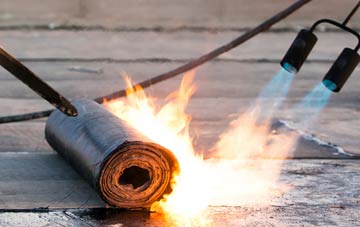 Rink asphalt flat roofing repairs