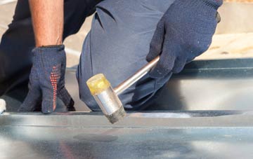 Rink metal flat roofing repairs