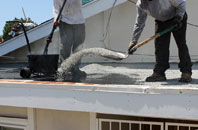 Rink flat roofing repair